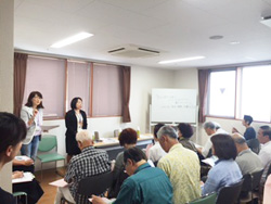 平成28年7月1日 練馬区大泉高齢者相談センターふきのとう支所にて