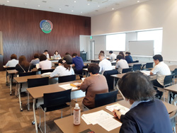2019年7月17日 小平市社会福祉法人黎明会にて